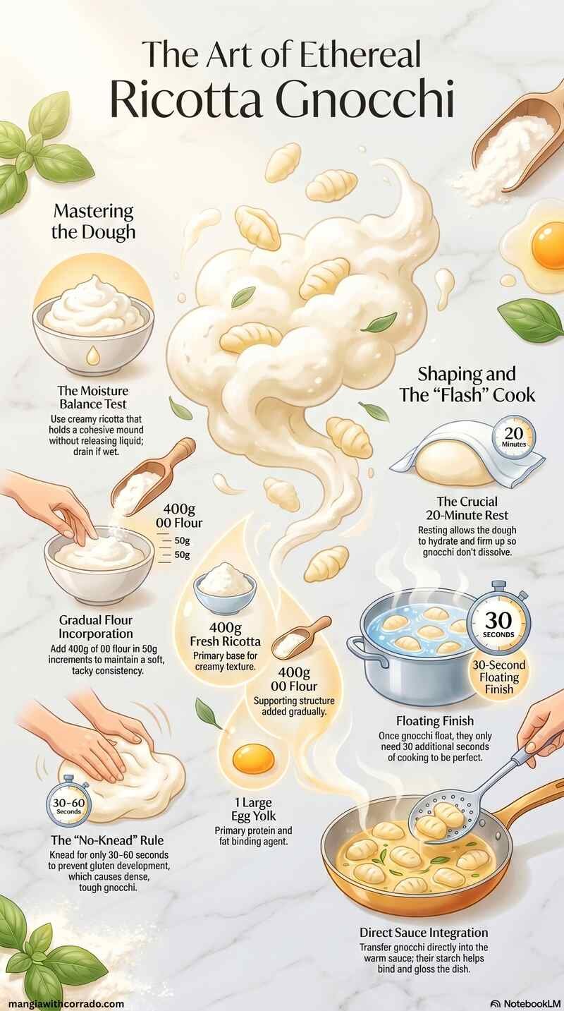 Ricotta Gnocchi with Sausage Infographic